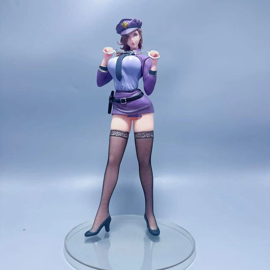 Oda Non Anime Figure Akiko Police Woman Pvc Statue Desktop Ornament Car Decor Computer Case Display Collectible For Adult