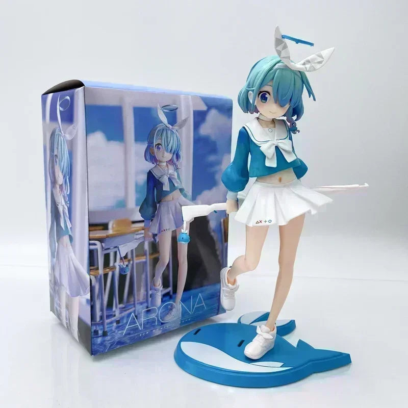 17cm Blue Archive Plana Bunny Anime Girl Figure Ichinose Asuna/Asuma Toki Action Figure Tsukatsuki Rio Figurine Model Doll Toys