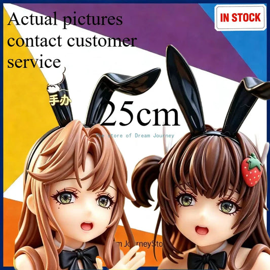 XH Miyama Akiko Amane Twin Bunny Girls Beautiful Girl Animation Trendy Toy Gift GK Figure Model Ornament