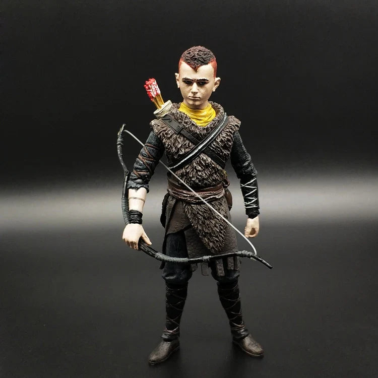 Limited Edition 7-inch Figure Model Kratos and Son, Movable Doll Collection Ornament