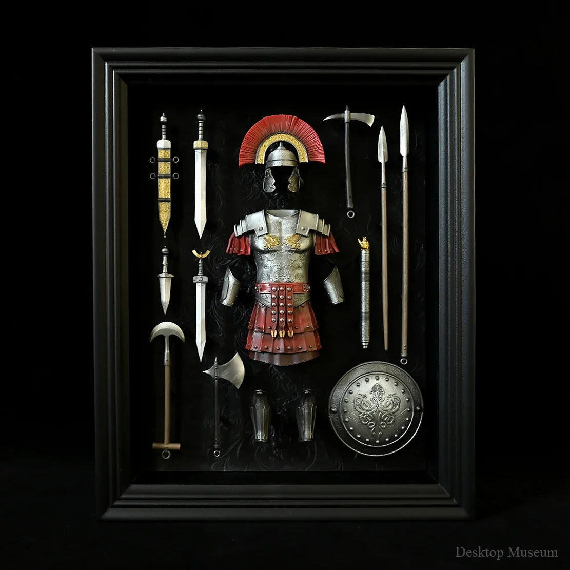 Desktop home decorations resin ornaments, ancient Roman centurion armor photo frame  LTCP-351