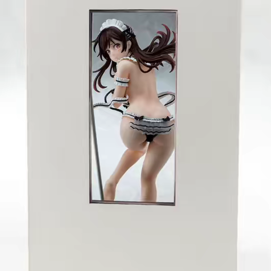 "Rent-a-Girlfriend": Chizuru Mizuhara (Maid Bikini / Cleaning Pose) — Authentic Figure