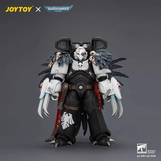 JoyToy Warhammer 40K Raven Guard Chapter Master Kayvaan Shrike 1:18 Scale Articulated Figure